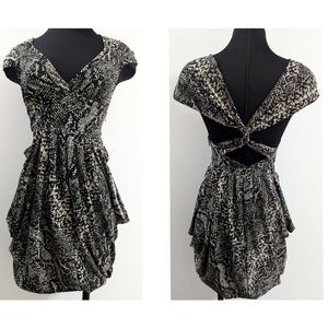 Urban Behavior Dress with Crossover Back Size S